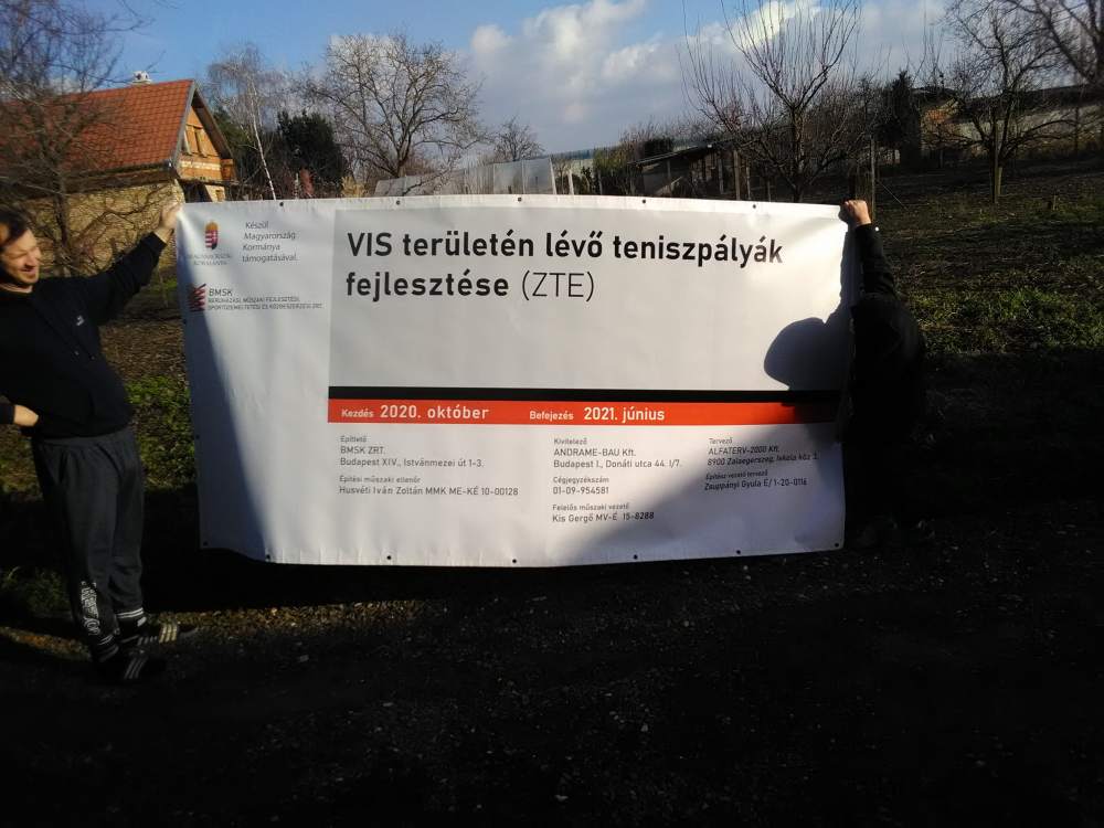 Zalaegerszeg projekt tbla kszts s telepts